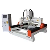 4 axis 3d woodworking cnc router/3d cnc router woodworking/3d woodwork cnc machine with rotary axis can work on cylinder samples