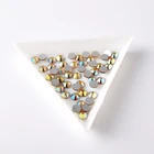 Wholesale Flatback Rhinestone Glass Rhinestone Crystals Flat Back No Hotfix For Cloth and Nail Decoration