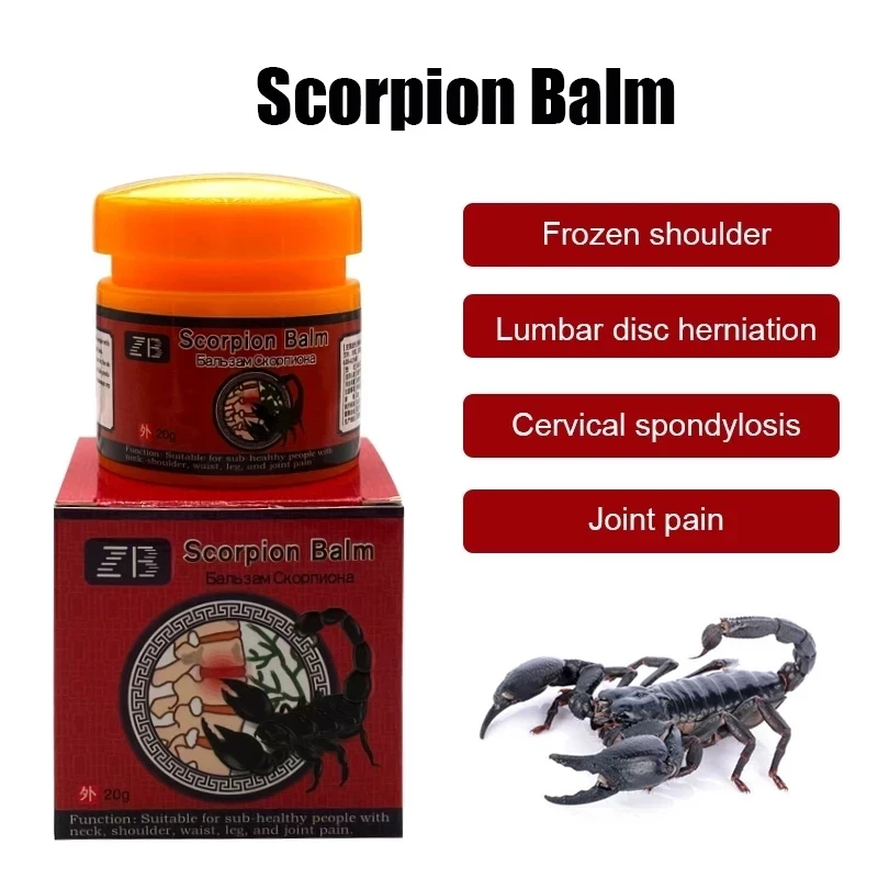 20g Zb Scorpion Venom Analgesic Ointment Relieves Rheumatism Rheumatoid