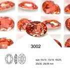 Loose Beads DONGZHOU Oval Shape Crystal AB Pointed Back Loose Rhinestone Jewelry Beads