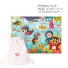 New Item Wooden Marine Exploration Puzzle, Kids Educational Toys 2D Wooden Jigsaw Puzzle