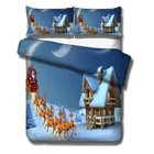 Bedding Set OEKO-TEX Factory Supply 2020 Christmas Polyester Cartoon Printed Kids Bedding Set
