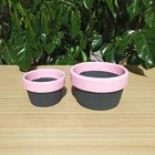 New design stone look ceramic pots custom color