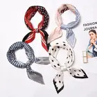 New Collection Fashion Pink Printed Chiffon scarves Neckwear Polyester Scarf