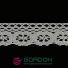 hot sale flower ribbon lace trim white lace ribbon
