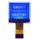 Small Size 96x64 Dots White Color Character LCD Display 9664 Blue LCD Module JHD9664-G06BOW-B