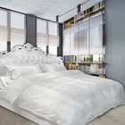 Jacquard 300TC Satin Luxury Bedding Set 4-Piece Kit Wholesale Factory Price