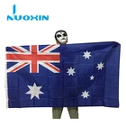 Nuoxin ready to ship 3x5feet double stitched screen printing australian country flag