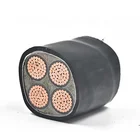 Insulated armoured electric copper wire power cables