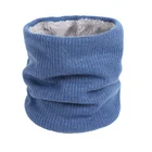 Wholesale classic cable knit Winter Infinity Scarf Soft Fleece Lined Thick Chunky Scarf