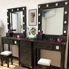 Dressing Table Solid Wood Dressing Table Combination Furniture Set Bedroom Dresser With Makeup Mirror