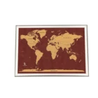 2020 New Hot sale Custom Printing 250gsm Travel Poster Deluxe Scratch Off World Map Poster with custom logo
