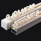 Hooks Aluminium Rod Price OEM Customize Single Traverse Aluminum Curtain Rod Inclusive Hooks With Corner Joint
