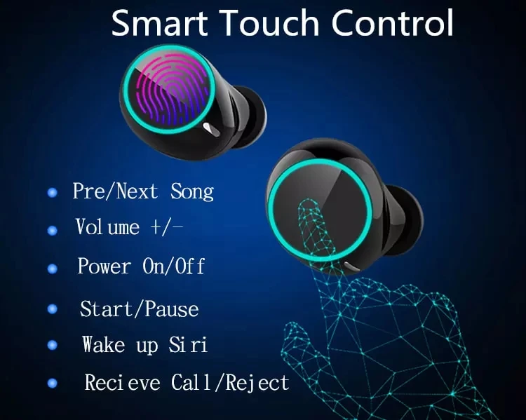 In Ear Bluetooth Earbuds Wireless Earphones Bluetooth TWS Earbuds Headset Cheap Earphone - ANKUX.COM