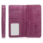 Women Wallet Long Bifold Leather Purse Wallet for ladies with SIM Card slots