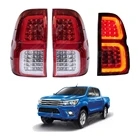 LED Tail Light Rear Lamp With DRL+Reverse+Brake Replacement For Hilux Revo 2015+