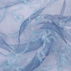 Long Black Scarf Sexy 175*65cm 40% Silk Champagne Blue Orange Glitter Organza for Dress