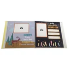 Hidden Metal Coil English hardcover/softcover child cartoon colorful book printing baby memory record book