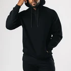 Cotton Hoodies MI-LING Wholesale Custom Logo Pre-shrunk Cotton Polyester Fleece Men's Hoodies