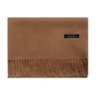 Fashion Ladies Luxury Warm Plain Cashmere Pashmina Stole Solid Color Wool Fleece Winter Scarf With Tassels