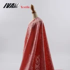 Hot selling OEM wholesale polyester rayon spandex stretch knit jacquard custom fabric