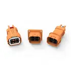 Self-design High voltage connector 530 series 3 pins with socket and plug for Electric vehicle