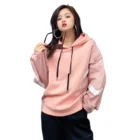 Casual Hoodie Fall 2020 Thermal Ladies Sweatshirt High Quality Space Cotton Quilted Jumper Casual Hoodie