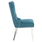 Chair Leg Dining Chair Top Selling UK Dining Chair Stainless Leg KD Construction Modern Style Upholstery Dining Chair