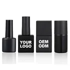 Nail Polish Polish Nail Bottle 10ml OEM Empty Pink Square Nail Gel Polish Glass Bottle