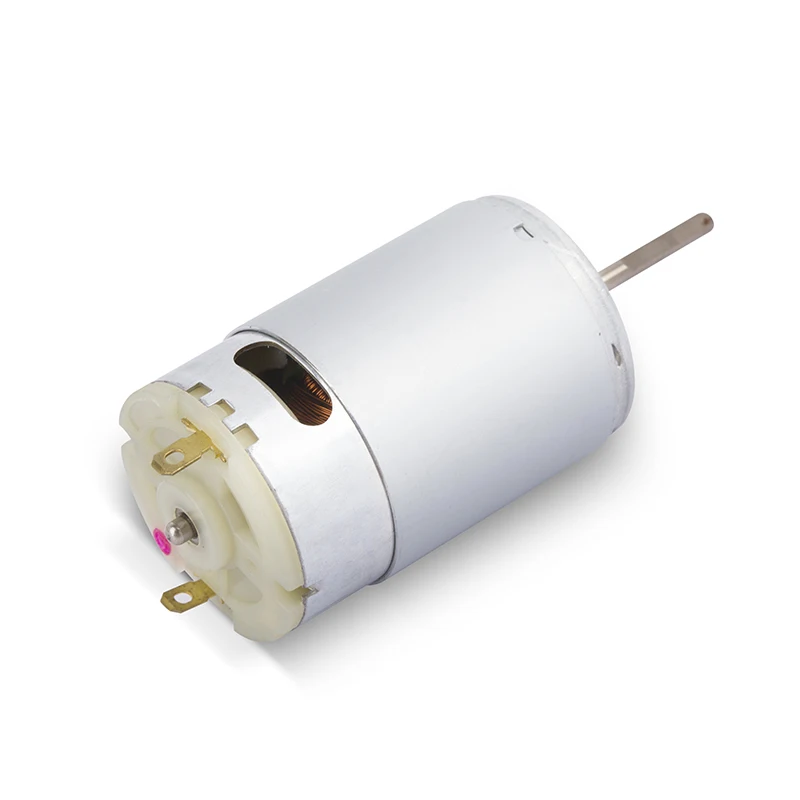small diameter 35.8mm customized size flat parallel double shaft motor