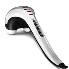 Freely adjustable speeds hand held deep tissue body massager vibrator