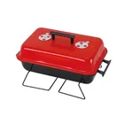 red cover painting surface treatment portable BBQ Charcoal grill