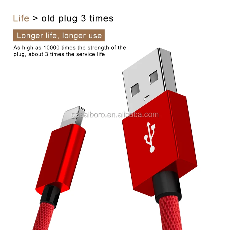 Accessory Fast copper nylon braided usb cables for phones usb charging for apple iphone charger data cable for iphone cable - ANKUX.COM