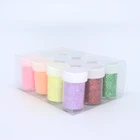 Factory direct sale wholesale pony clear star shape PET plastic beads