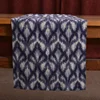 Navy home cloth single blue and white table runner
