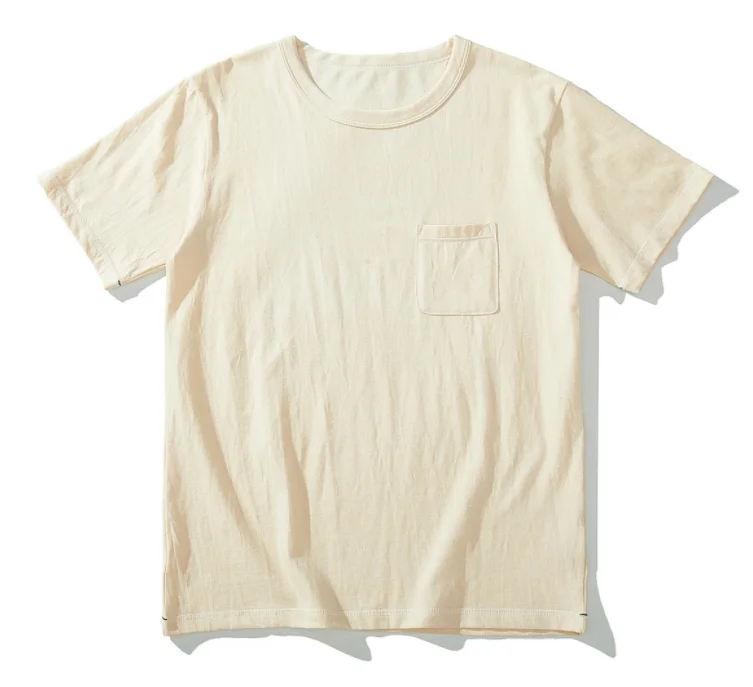 High quality 100%combed cotton 200gsm leisure no logo custom men crewneck phone pocket vintage t-shirt, White or oem
High quality 100%combed cotton 200gsm leisure no logo custom men crewneck phone pocket vintage t-shirt, White or oem