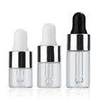 1ml 5ml Glass Dropper Bottle 1ml 2ml 3ml 5ml Glass Dropper Bottle Cosmetic Essence Bottle
