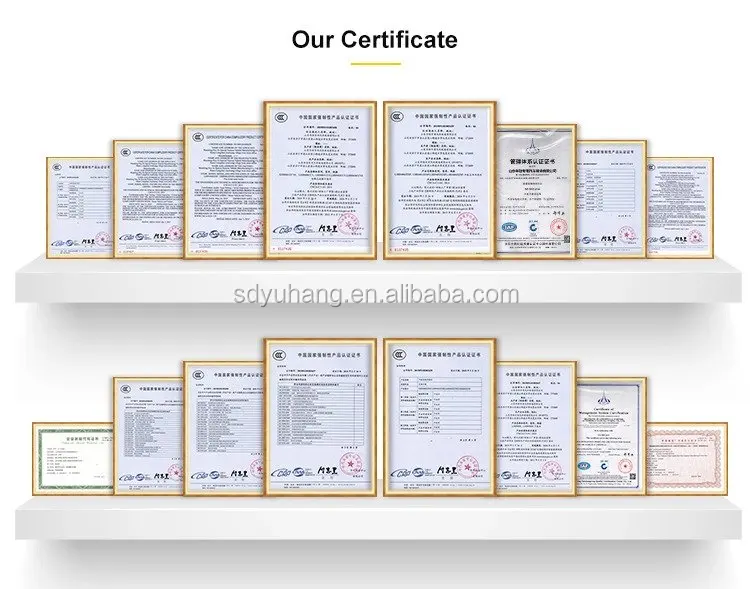 Our certificates