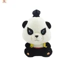 Plush Black Plush Toy Stuffed Baby Products Custom Love Black Monster Panda Plush Stuffed Animal Toy
