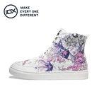 IDX Hot sale fashion designer girl custom canvas shoes casual women flats