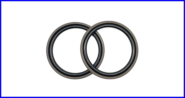 Brown Color PTFE Bronze Excavator Hydraulic Cylinder Glyd Ring Seals GSD