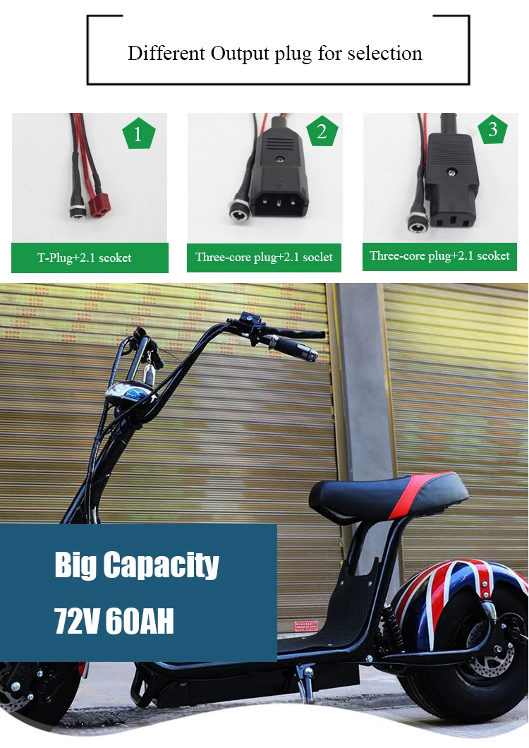 48v 60v 72v 100ah Lithium Battery Pack 3000W Motorbike Lithium Battery 1