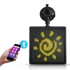 Led Car Display Led Wireless Bluetooth App Controlled Emoticon Animated Full Color Screen Car Emoji Led Display