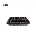 G&G Garden Germination Seed Starter Tray, Polystyrene Plastic Rice Seedling Tray, Nursery Plug Flower Pot