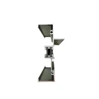 Philippines germany anodizing color champagne louvre frame aluminium profile