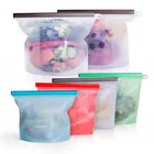 1L(30oz) 1.5L(50oz) Reusable Silicone Food Bag Environment-Friendly Silicone Bag