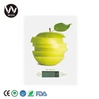 4mm Tempered Safety Glass Platform Digital Electronic 5Kg Food Scale 11 Lb Kitchen Scales In Household
