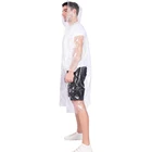 Waterproof Raincoats Rain Ponchos Disposable Clear Adult Ponchos with Hood