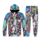 2020 men fashion anime funny pattern sweatshirts digital print hiphop hoodie