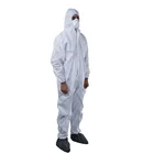 Type5/6 Disposable Polypropylene Nonwoven High Risk Safety Workwear Chemical Industrial Protective Suits
